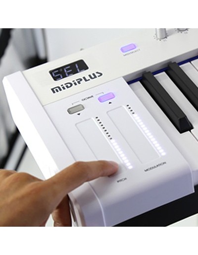 MIDIPLUS AK490+ USB MIDI Keyboard Controller With 49 Piano Style Keys
